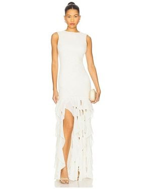 PATBO Maxikleid Aus Mesh Gavea - Weiß
