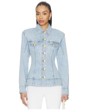 Aje. Tia Denim Shirt - Blue