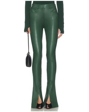 Norma Kamali Spat Jeans - Green