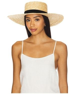 Lack of Color Mira Wide Boater Hat - White