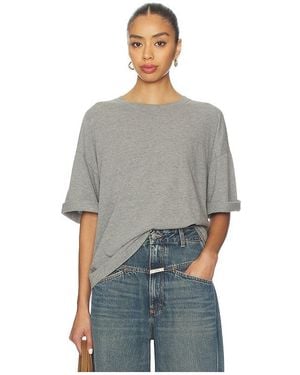 Free People X We The Free Perfect Oversized Tee - Grey