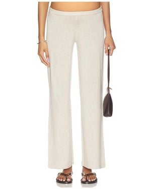 HATCH The Celeste Knit Pant - Weiß