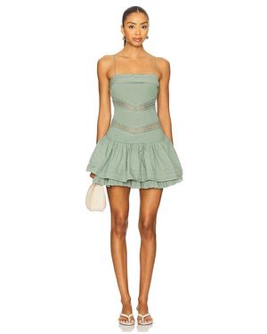 green emerald velvet dress Stolen Love Strapless Maxi Dress Blue / Green Ombre main image 1