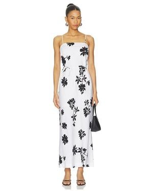 Seafolly May Flower Bias Cut Maxi Dress - White