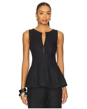 Faithfull the Brand Melia Top - Black