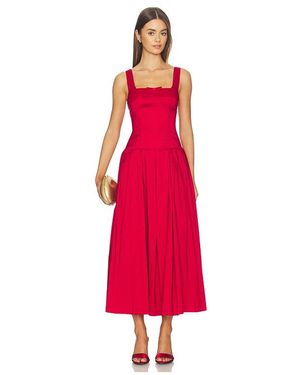 LPA Audrey Midi Dress - Red