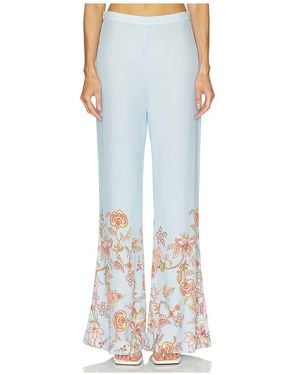Hemant & Nandita Wide Leg Trousers - Blue