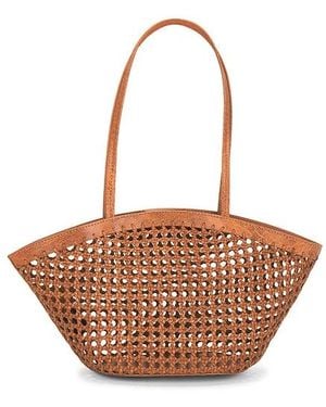 Madewell Bolso Tote Caning En Color Marrón Talla - Multicolor