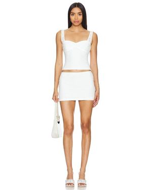 MORE TO COME Axel Skirt Set - White