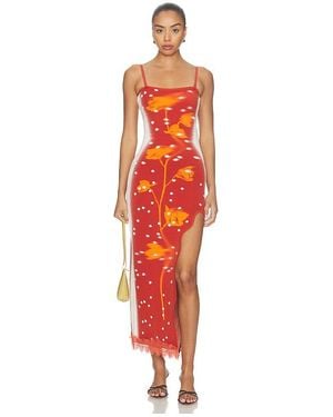 Ph5 Iris Maxi Tank Dress - Red