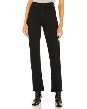 Mother The High Waisted Rider Skimp Jeans - Black