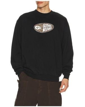 Gothicmochas Pill Crewneck Sweatshirt - Black