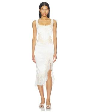 Mandalay Maya Midi Dress - White