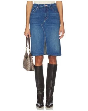 Mother The Ditcher Midi Skirt - Blue