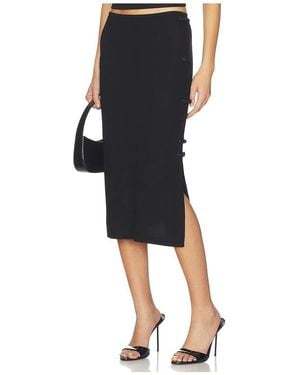 SAU LEE Timo Jersey Skirt - Black