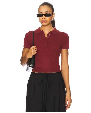 Jonathan Simkhai Twila Polo Top - Red