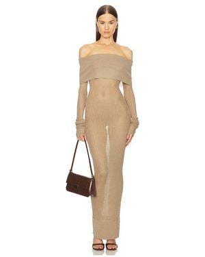 Helsa Justin Maxi Dress - Natural