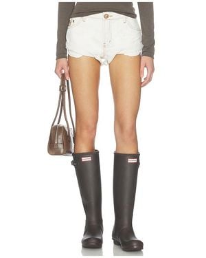 One Teaspoon Bandits Low Waist Denim Short - Blue