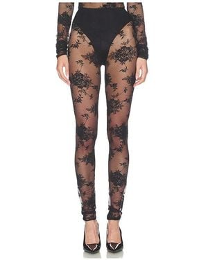 ANDAMANE Zillah Lace Leggings - Black
