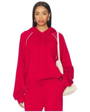 Year Of Ours Hoodie Warm Up - Rot