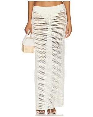 superdown Amelia Maxi Skirt - White