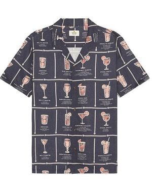 Marine Layer Camisa De Resort Archive En Color Azul Talla (También En S, M, Xl/1X)