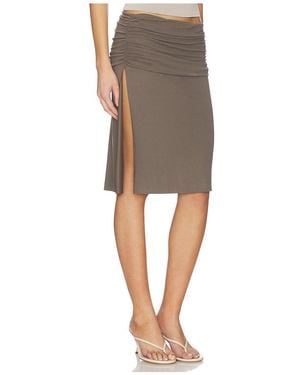 With Jean Falda Lila En Color Gris Talla (También En M, Xs) - Multicolor