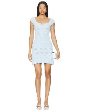 LPA Neve Mini Dress - Blue