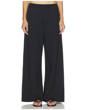 La Ligne Tropical Wool Pant - Black
