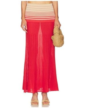 Faithfull the Brand Citara Skirt - Red