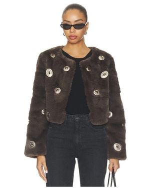 Urban Outfitters Tongue Coat - Black