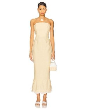 Posse Essie Strapless Dress - White