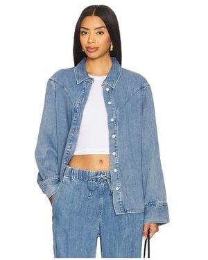 Samsøe & Samsøe Hemd Samos - Blau