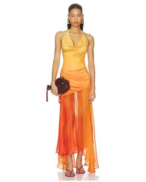 Mirae Birdie Dress - Orange