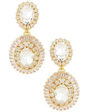 Anton Heunis BOUCLES D'OREILLES PENDANTES OMEGA en Metallic Gold. - Métallisé