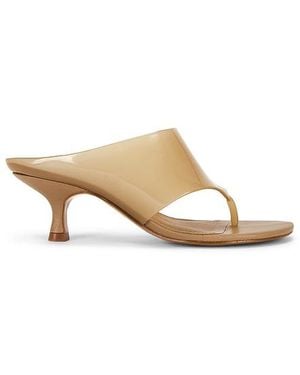 FARM Rio Thong Jelly Kitten Heel - White