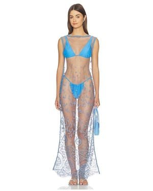 SIR. Leif Maxi Dress - Blue
