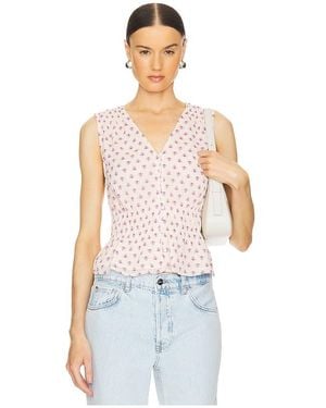 Sanctuary Button Up Top - White