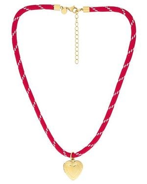 petit moments Halskette Mit Anhänger Locket - Rot