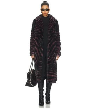 Unreal Fur Gonzo Coat - Black