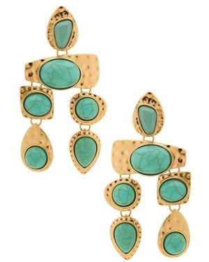 petit moments Statement-Ohrringe Multi - Blau