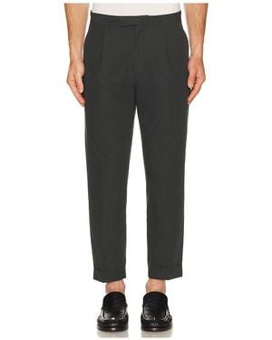 Beams Plus 1 Pleat Travel Trousers - Black