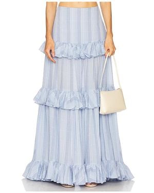 Prabal Gurung Maxirock Skirt - Blau