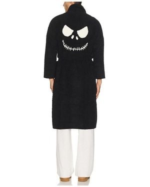 Barefoot Dreams X Disney Jack Skellington Cozychic Robe - Black
