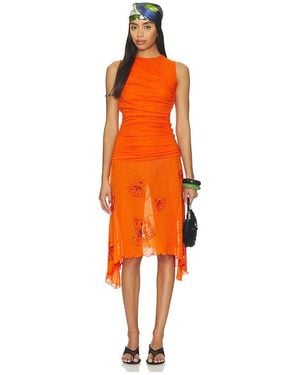Siedres Kleid Nuina - Orange