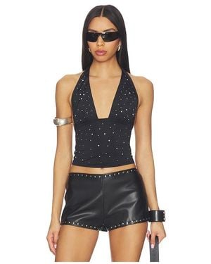 superdown Sheren Studded Top - Black