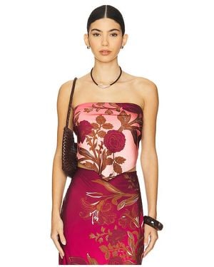 Rococo Sand Top Fular En ,Blush Talla (También En S, Xl, Xs, Xxs) - Rojo