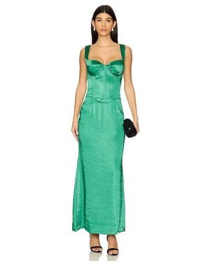 Runaway the Label Oura Maxi Dress - Green