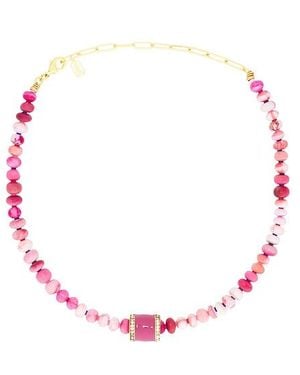Elizabeth Cole Chroma Necklace - Pink