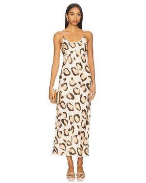 LNA Vestido Lencero Josie En Color Marrón Talla (También En M) - Blanco